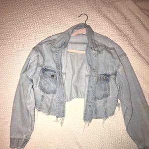 Cropped Jean jacket